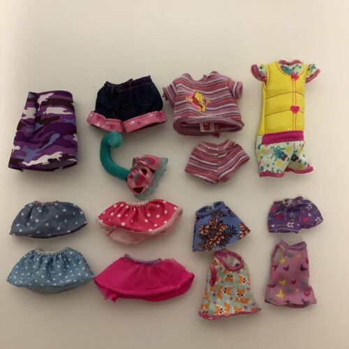 Barbie Little Sister Clothing Lot Kelly Chelsea Skipper Winnie the Pooh PJs  - Picture 1 of 8