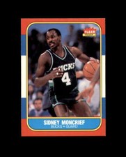 1986-87 Fleer #75 Sidney Moncrief MINT Bucks Break 4
