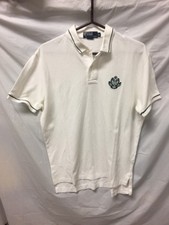 Polo Ralph Lauren White Polo Short Sleeve Mens Sz M
