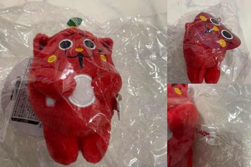 Unused】Nyango Star Plush Mascot Keychain Aomori Local Mascot