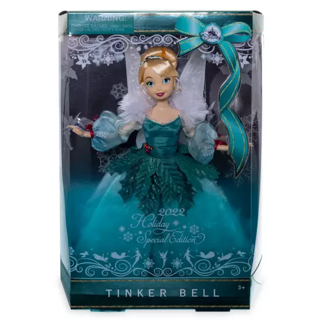 Poupée Clochette Noël 2022 Disney Store idéale pour votre décoration de table