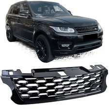 Für Range Rover Sport L494 2013-2017 Sport Kühlergrill SCHWARZ GLANZ