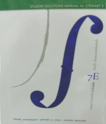 Solutions Manual For Stewart's Single Variable Calculus Early Transcendentals