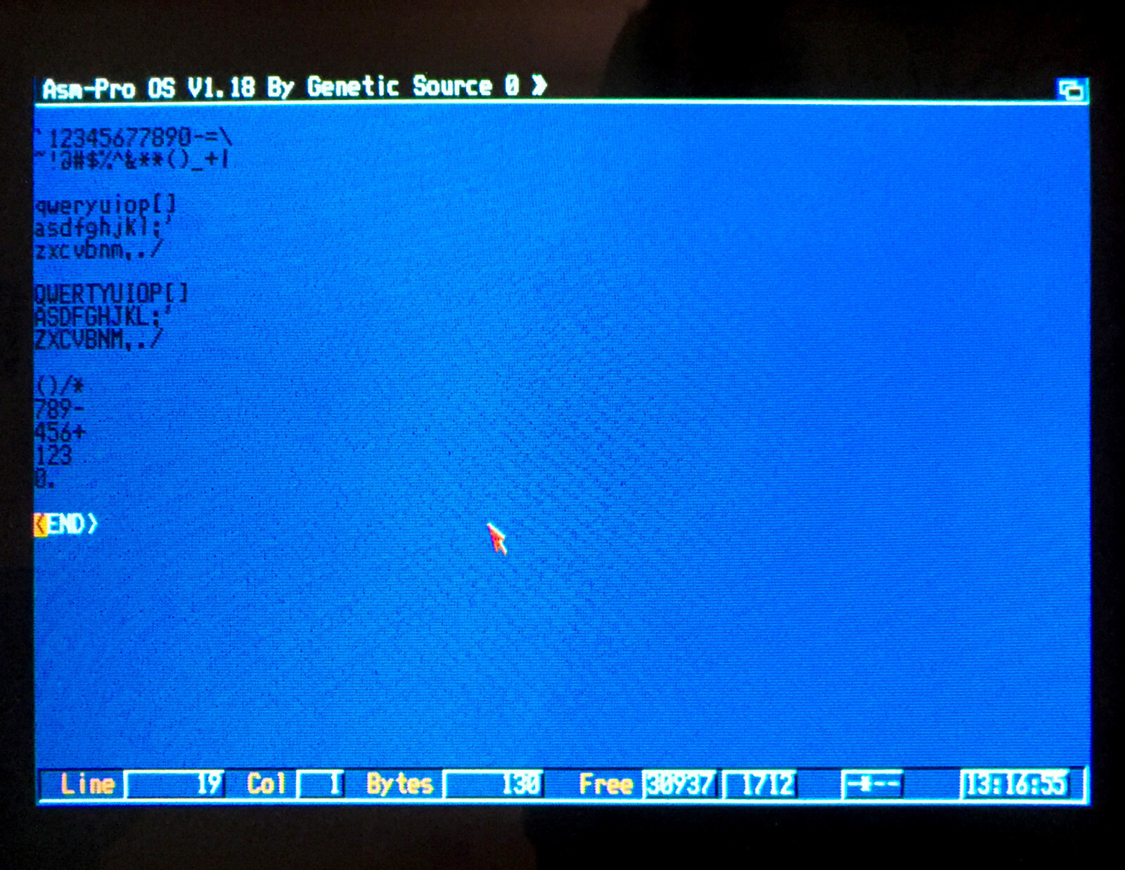 COMMODORE AMIGA A2000, A3000 KEYBOARD