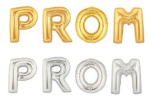 16" 40" Silver Gold Mylar Letter Balloons PROM Party Balloon Alphabet Decoration