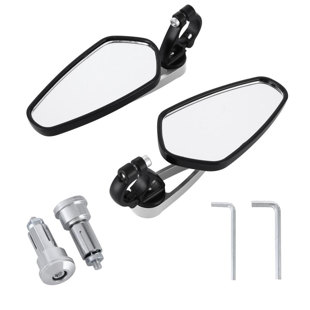 Universal 7/8" Handle Bar End Rearview Side Mirror For Motorcycle - Foto 3