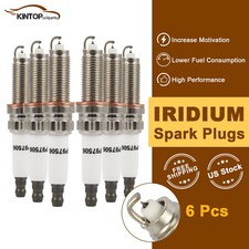 6x Iridium & Platinum Spark Plugs For BMW X6 3.0L 2011-2019