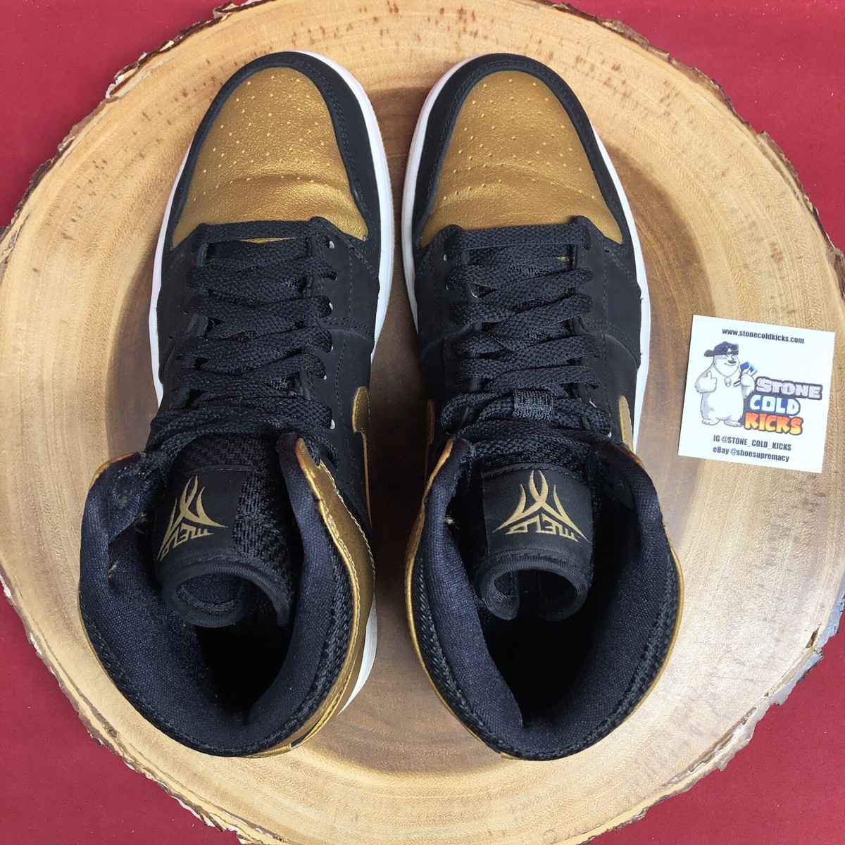 Nike Air Jordan 1 Retro High Melo Black Gold Size 10 332550-026 Jordan Air Jordan 1 Retro High OG  main image 2
