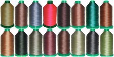 STRONG BONDED NYLON THREAD 20'S, 1500 MTRS, AMANN OXLEY THREADS, VARIOUS COLOURS