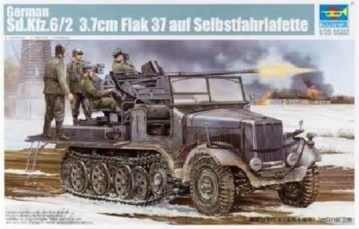 Trumpeter 05532 1:35 German Sd.Kfz. 6/2 3,7cm Flak 37 auf Selbstfahrlafette
