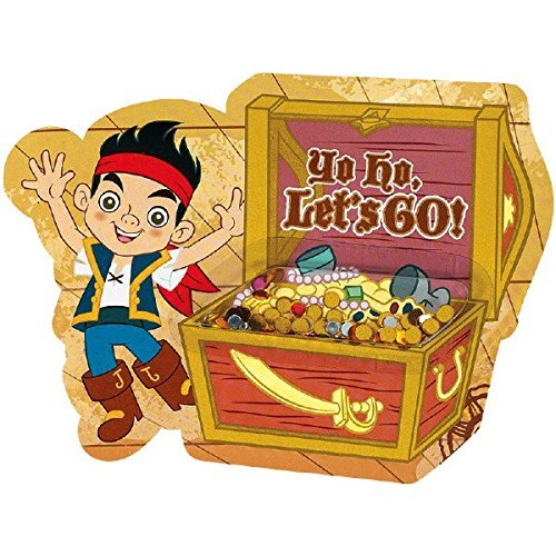 Jake and the Never Land Pirates Birthday Party Novelty Invitaions w/Envelopes - Picture 1 of 1