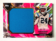 2024 Topps Inception Jonathon Brooks Jersey RC PINK SP #/99 Panthers Rookie!