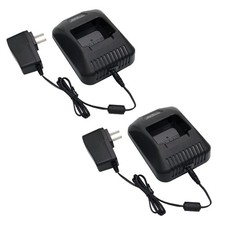 2Pack KSC-25 Rapid Charger For Kenwood TK2140 TK3140 TK2160 TK3160 TK2360 TK3360