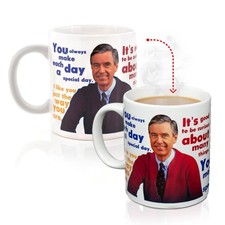 Mister Rogers Sweater Changing Mug | Sweater Changes With Heat | Holds 16 Ounces