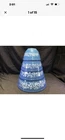 Vintage Pyrex Colonial Mist Nesting Mixing Bowls Blue Complete Set of 4