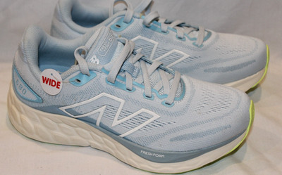 New Balance Fresh Foam 680 Women s Running Athletic Shoe BLUE WHITE 6.5 WIDE
