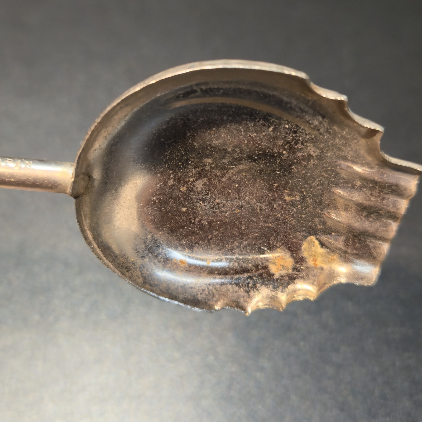 Vintage Combination Melon Baller and Butter Curler with Wooden Handle image 6
