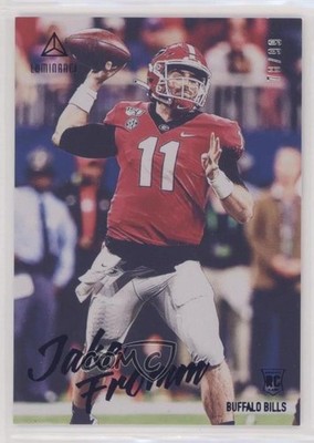 2020 Panini Luminance Rookies Blue 78/99 Jake Fromm #108 Rookie RC 0q0