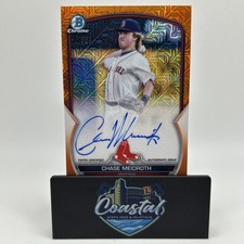 2023 Bowman Chrome Mega Box Orange Mojo Auto Chase Meidroth #BCMA-CM #01/25 