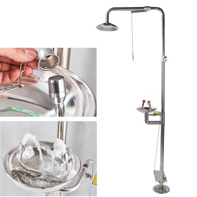 Eyewash Station Set Emergency Eye Wash Shower Combination Tool for Factory C33