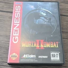 Mortal Kombat II Multiplayer Fighting Sega Genesis CIB Complete
