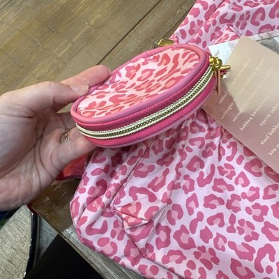 Jessica Simpson Pink Leopard Backpack Lunchbox And Coin Purse Set