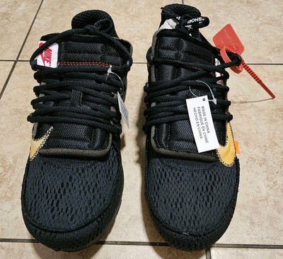 Nike Air Presto - Off-White Black The Ten Part 2 Size 11 | eBay