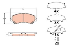 New Brake Pad Set, disc brake for NISSAN RENAULT:ROGUE,KADJAR,X-TRAIL