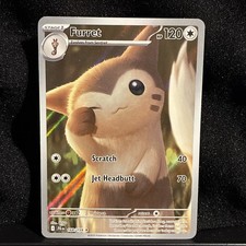 Pokémon TCG Furret SV09: Journey Together 168/159 Illus Rare Full Art Holo on eBay