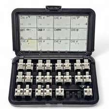 Burndy WDIEKITCU Color-Coded W-Die Kit for Copper Connectors - 11 Sets