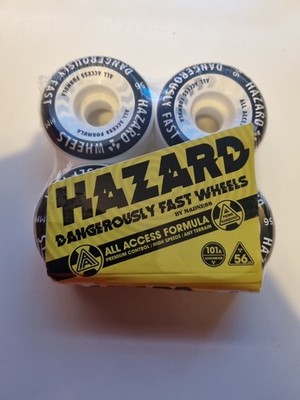 Set Hazard Madness Skateboard Rollen 56 mm ~ Neu KOSTENLOSER VERSAND!