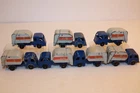 Seven (7) Vintage 1960's Matchbox Lesney Tippax Refuse Trash Trucks #15 BPW