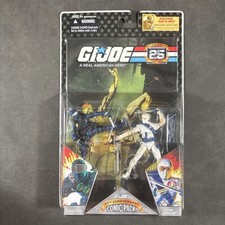 SNAKE EYES STORM SHADOW 25TH ANNIVERSARY GI JOE COMIC PACK NEW VINTAGE 1 18 FIG