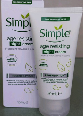 #ad Simple Age Resisting Night Cream Regeneration 50ml 1.7oz Exp 03 2028 $15.97