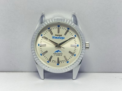 HMT Himalaya Silver Dial 17 Jewels Hand Winding Wrist Watch For