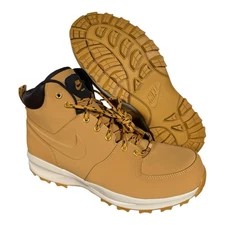 Nike Manoa Leather Boots Water Resistant Haystack Wheat Tan 454350-700 Mens 13