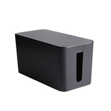 Cable Management Box,Cord Organizer Box for Home and Office Small, Black