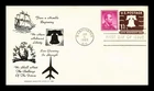 US COVER LIBERTY BELL NONPROFIT ORG EMBOSSED ENVELOPE FIRST DAY ISSUE COMBO