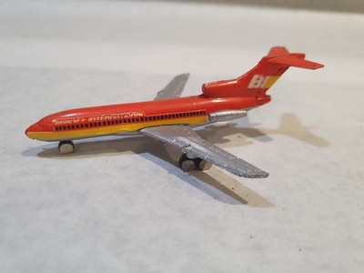 Vintage 1980's Zylmex Company, A107 Boeing 727 Passenger Plane, Braniff Intl.
