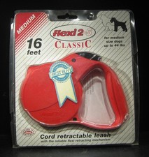Flexi Classic 2-5 Corded Retractable Leash 16 ft for Medium Dogs Up To 44 lbs