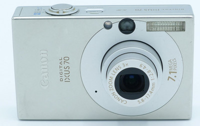 Canon Digital IXUS 70 CCD Digitalkamera 7,1 MP 3x Zoom - Getestet