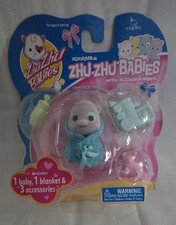 Zhu Zhu BABIES Hamster Pets Adorable Baby 3 Accessories Play Set New