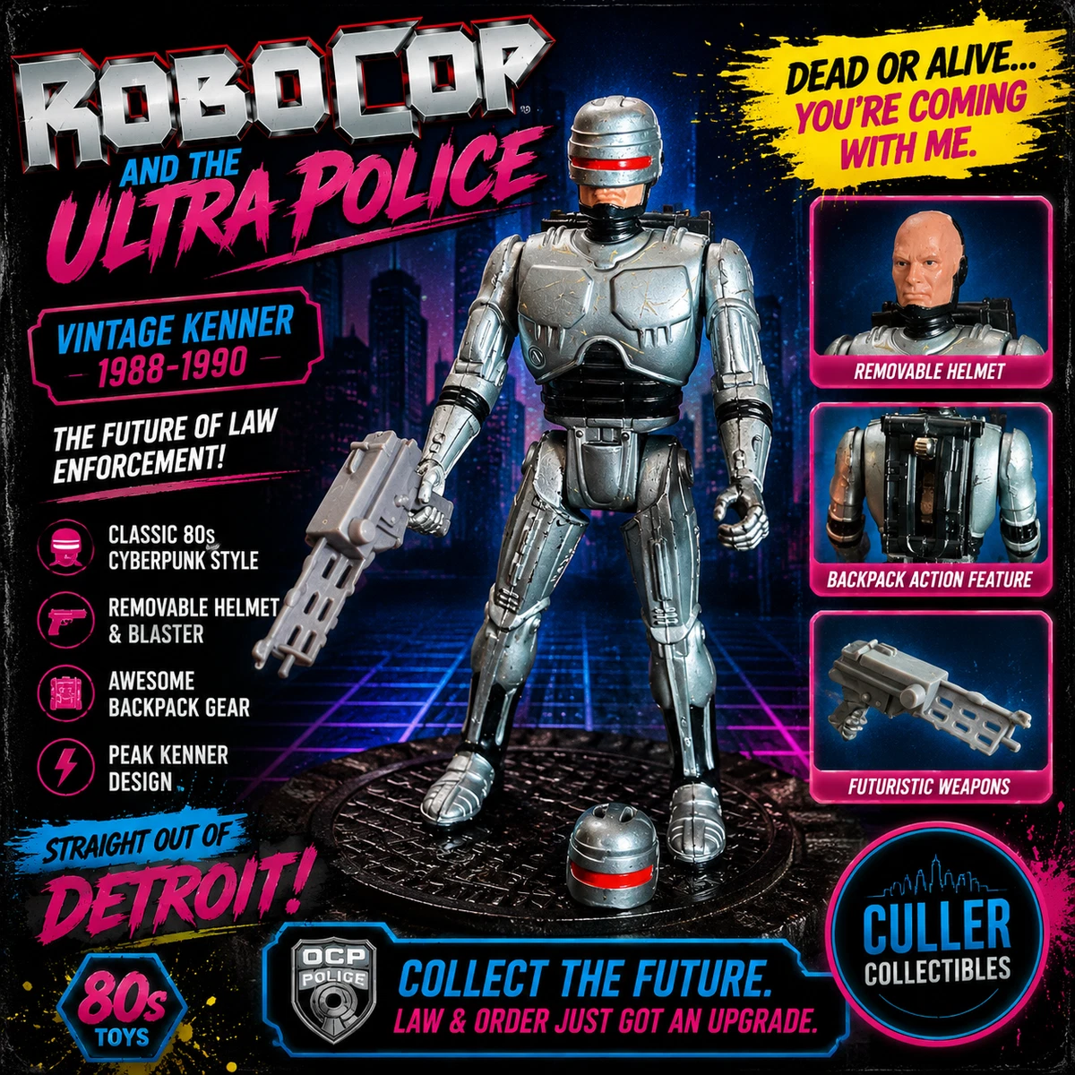 Kenner RoboCop Plastic Action Figures & Accessories for sale | eBay