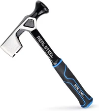 Ultra Onepiece Steel Drywall Hammer with Milled Face 14 oz Wall Board Tool 0521