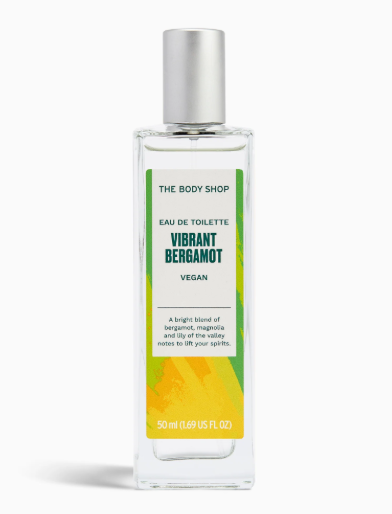THE BODY SHOP VIBRANT BERGAMOT EAU DE TOILETTE 50ML EDT  - VEGAN EDT
