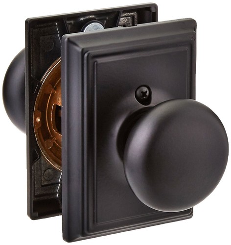 Juego de perillas Schlage F10-PLY-ADD Plymouth Passage con rosa Addison decorativa... - Imagen 2 de 3