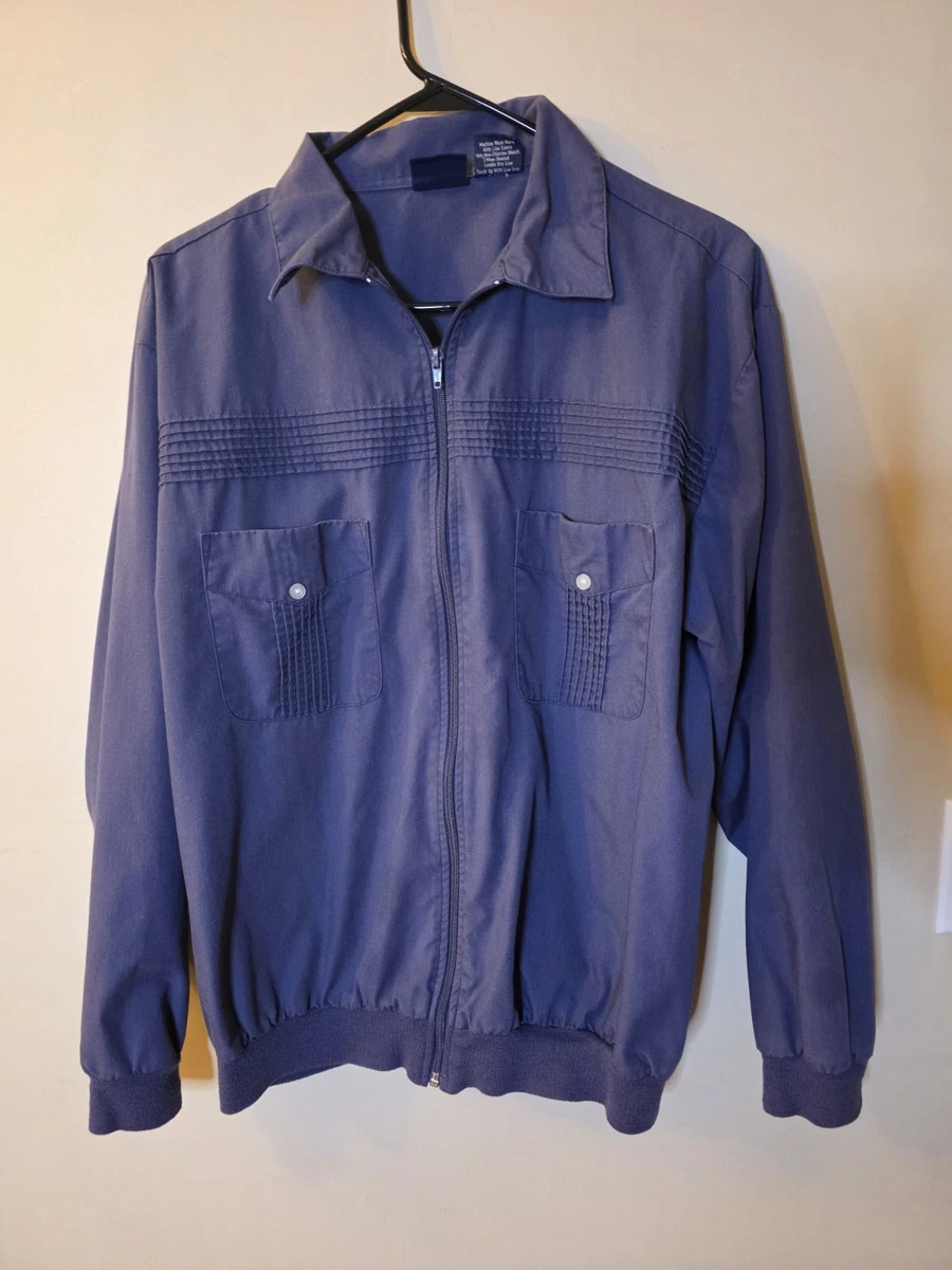 Chemise Homme John Blair, Manches Longues, Bleue, Taille L, Neuve Avec étiquettes