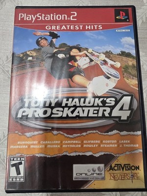 Tony Hawk's Pro Skater 4 PlayStation 2 Case Manual NTSC-U/C Activision T 2002