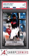 2020 LEAF DRAFT #2 RONALD ACUNA JR. PSA 9