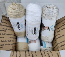 6 skeins of caron simply soft yarn lot of 6 mix color yarn box 4